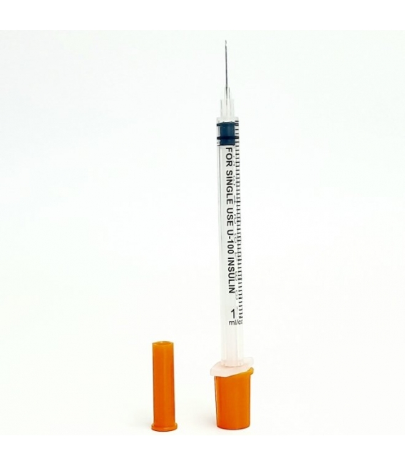 Seringa pentru administrarea insulinei